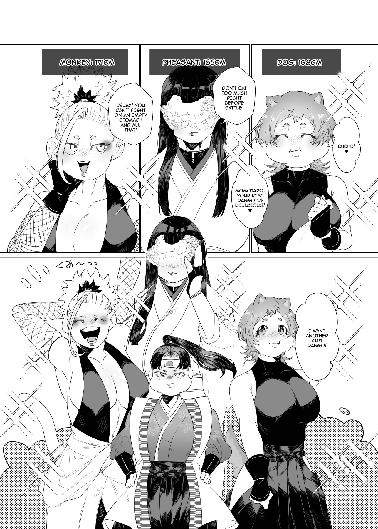 Hentai Manga Comic-Female Momotaro And The Huge, Strong Demon by Bonnou no Tamatebako-Read-3